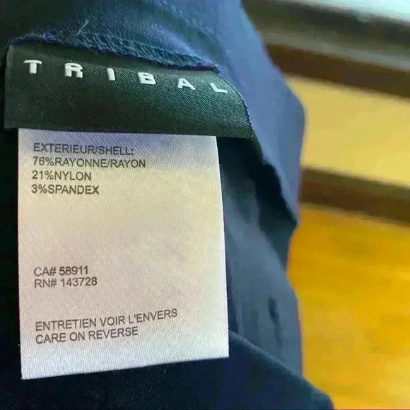 Tribal ink/navy slim pull-on - Picture 5 of 13